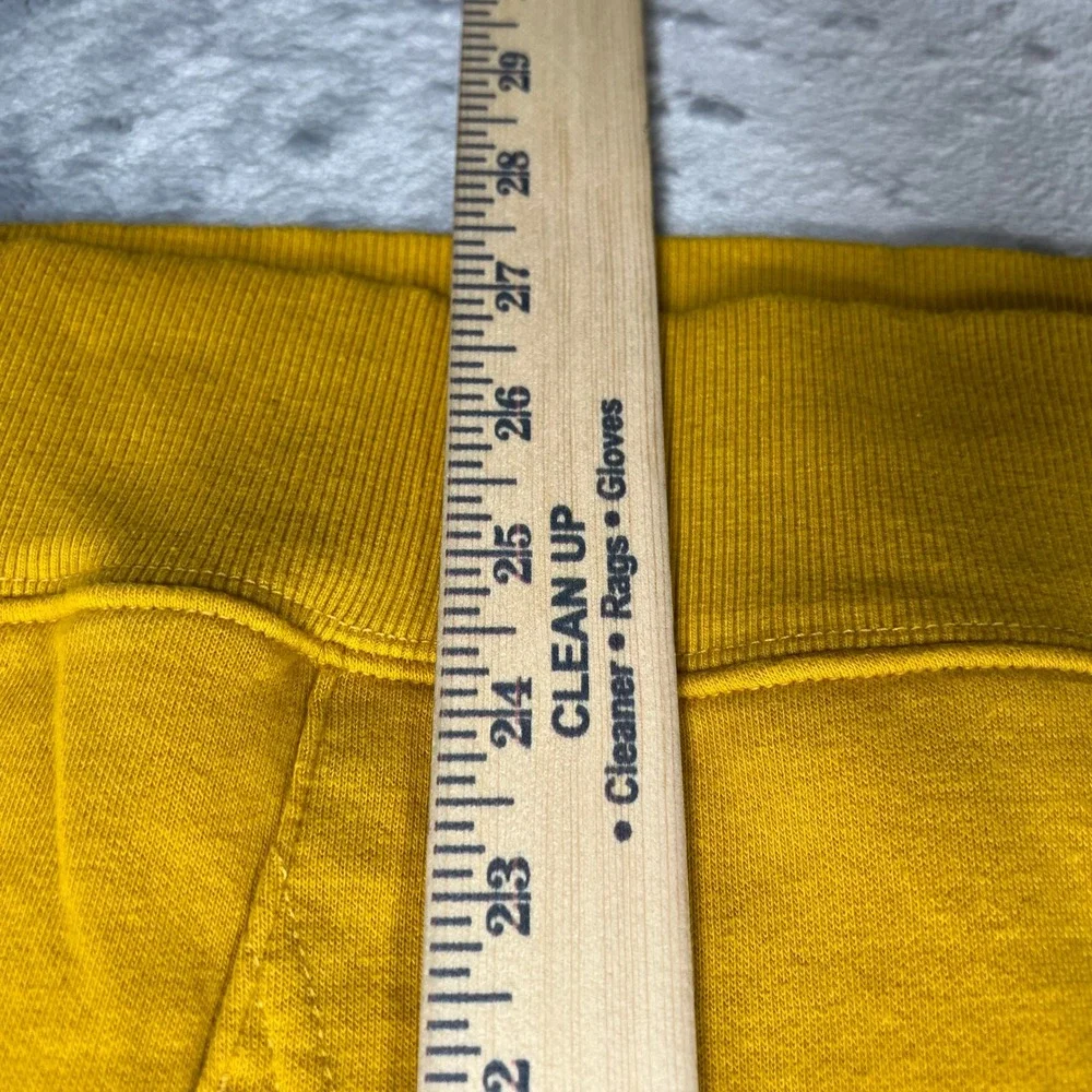 The North Face Hoodie Womens XL Yellow Gold Logo Pullover Sweatshirt Raglan
